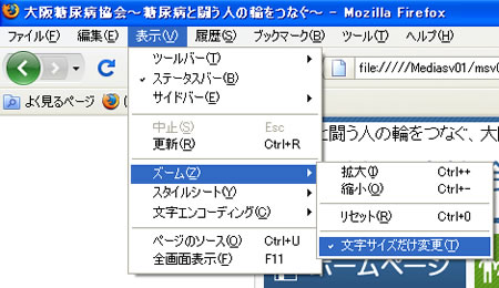 Windows Firefox画面